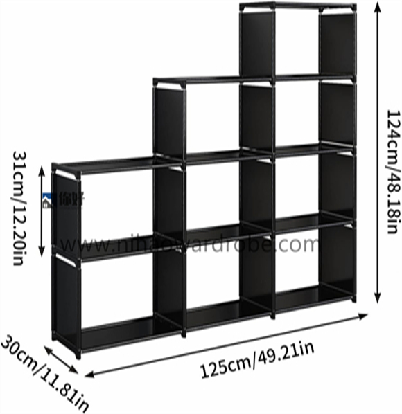 Shoe rack with cover